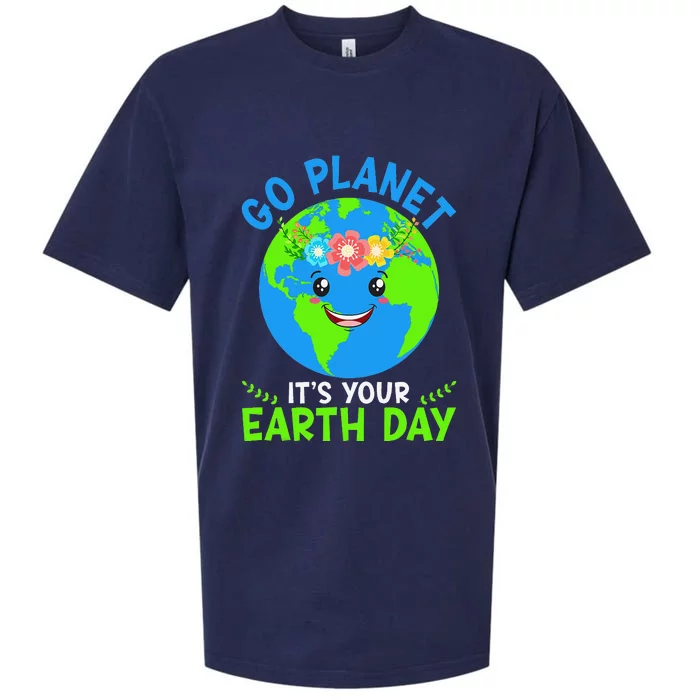 Restore Earth Nature Planet Cute Earth Day Sueded Cloud Jersey T-Shirt