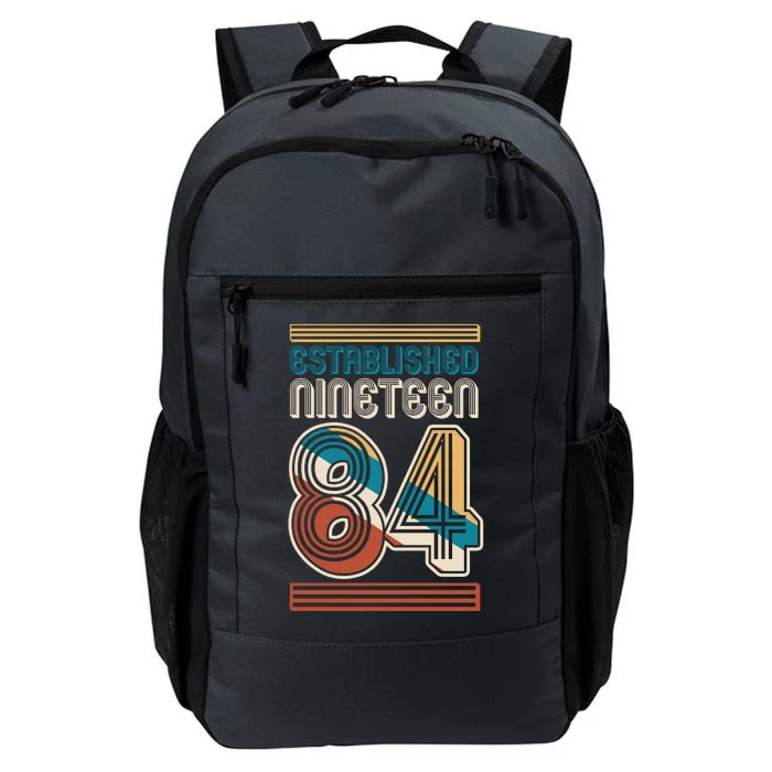 Retro Established Nineteen 84 1984 40th Birthday Daily Commute Backpack