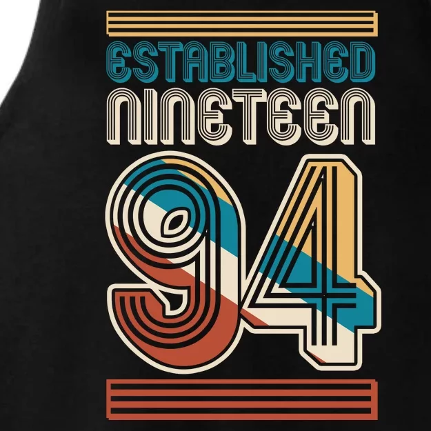 Retro Established Nineteen 94 1994 30th Birthday Ladies Tri-Blend Wicking Tank