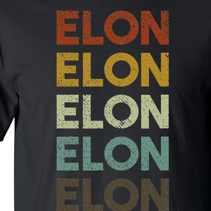 Retro Elon North Carolina Tall T-Shirt