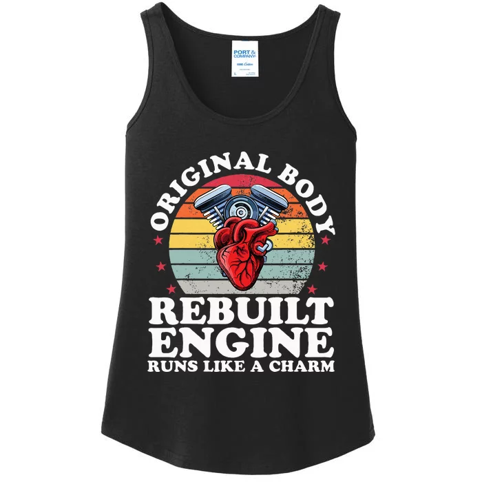 Rebuilt Engine Open Heart Surgery Recovery Survivor Ladies Essential Tank