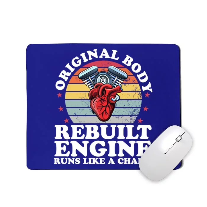 Rebuilt Engine Open Heart Surgery Recovery Survivor Gift Mousepad