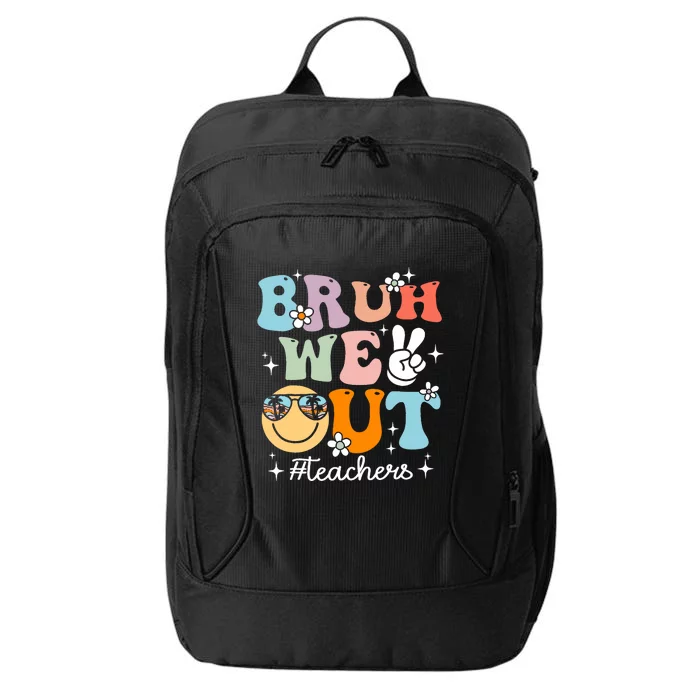 Retro End Of School Year Teacher Summer Bruh We Out Teachers City Backpack