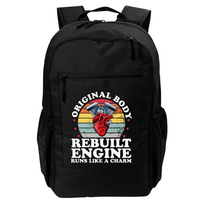 Rebuilt Engine Open Heart Surgery Recovery Survivor Daily Commute Backpack