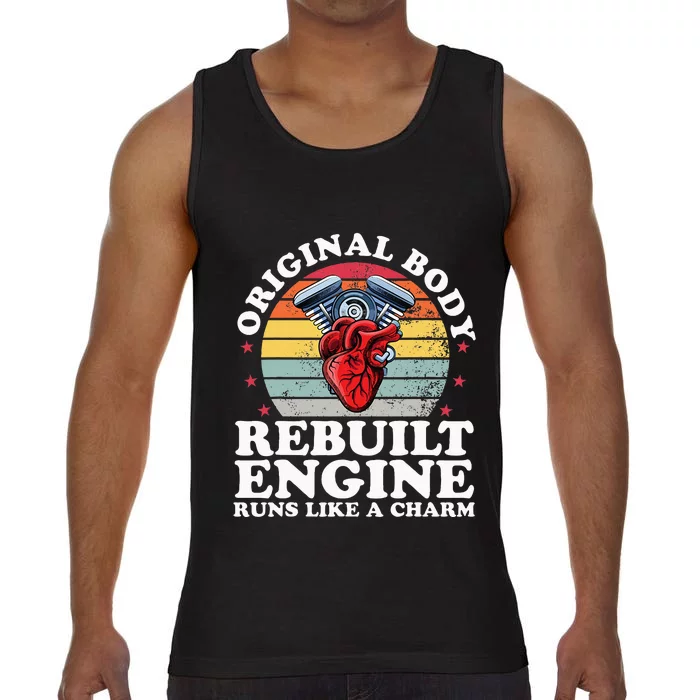 Rebuilt Engine Open Heart Surgery Recovery Survivor Comfort Colors® Tank Top