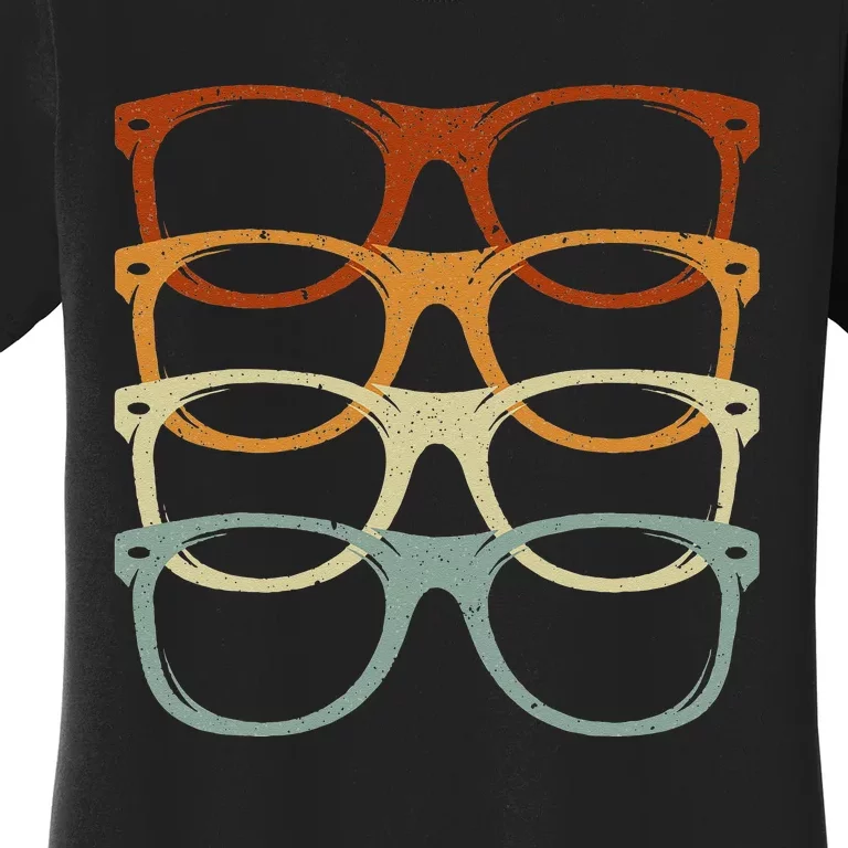 Retro Eyeglass Optician Eye Doctor Ophthalmology Optometrist Women's T-Shirt