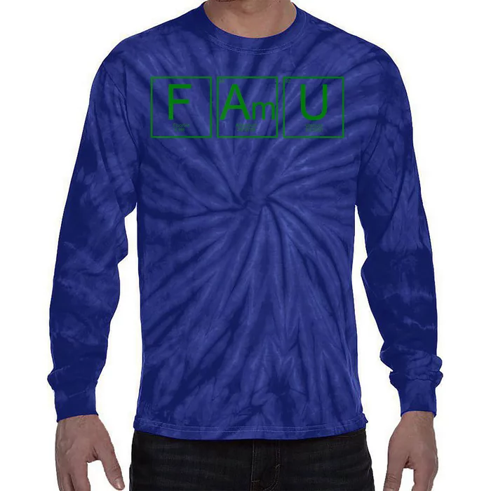 Rattler Elements Periodic Table Tie-Dye Long Sleeve Shirt