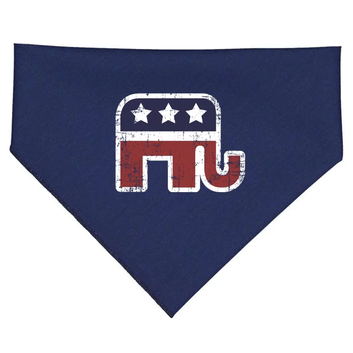 Republican Elephant Political Party USA-Made Doggie Bandana