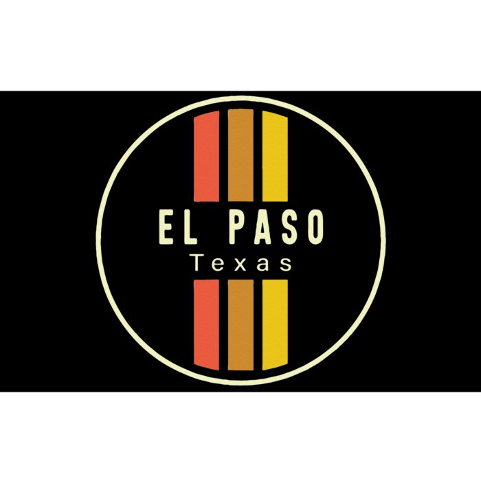 Retro El Paso Texas Bumper Sticker