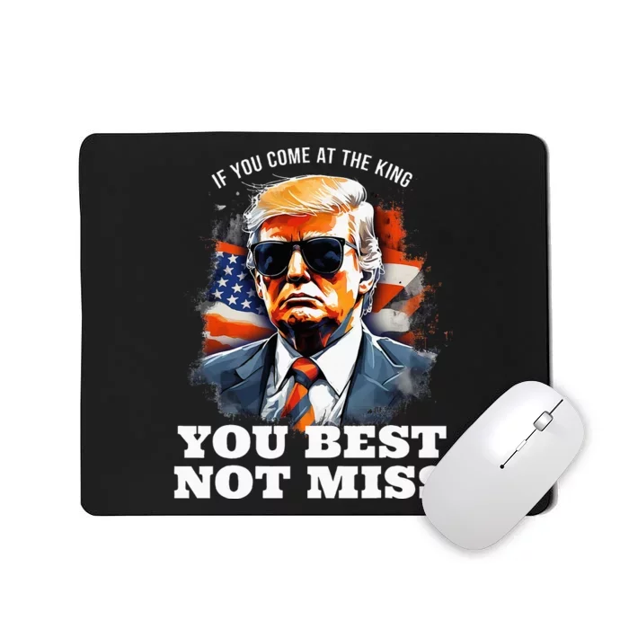 Re Elect President Trump 2024 Hebrew Jewish Israel Support Mousepad