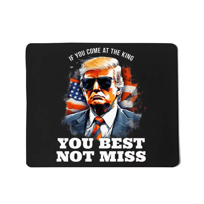 Re Elect President Trump 2024 Hebrew Jewish Israel Support Mousepad