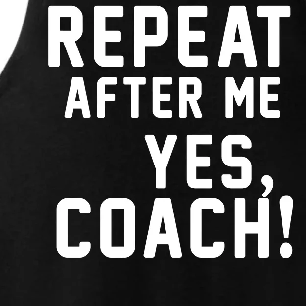 Repeat after me, YES COACH Ladies Tri-Blend Wicking Tank