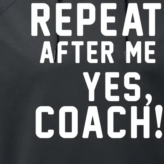 Repeat after me, YES COACH Performance Fleece Hoodie