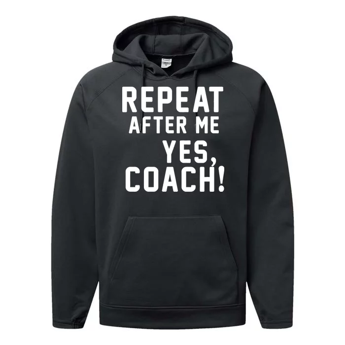 Repeat after me, YES COACH Performance Fleece Hoodie