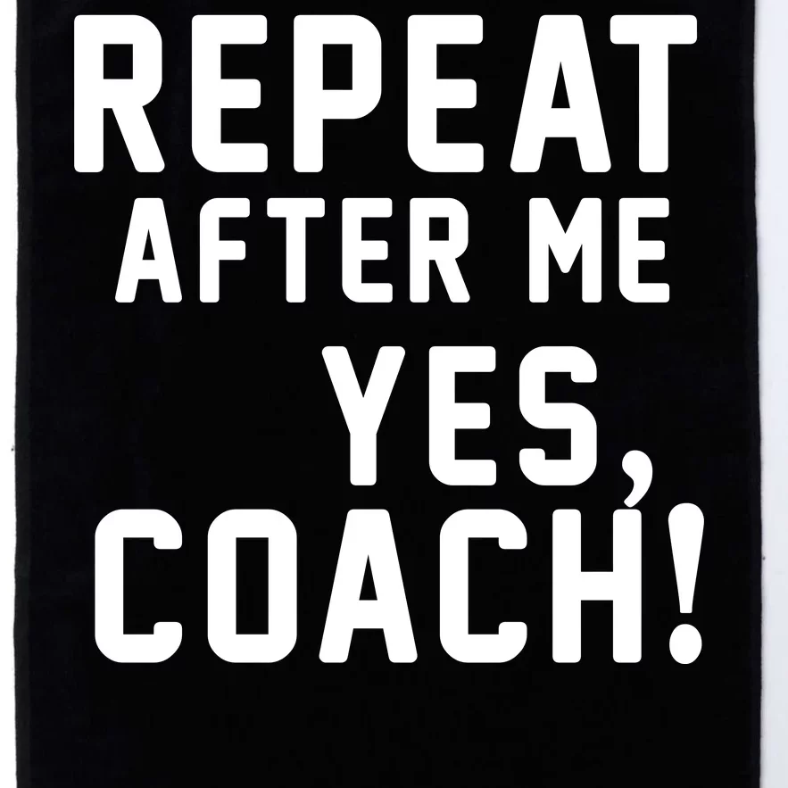 Repeat after me, YES COACH Platinum Collection Golf Towel