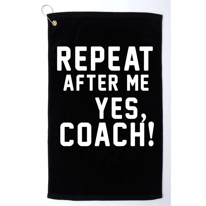 Repeat after me, YES COACH Platinum Collection Golf Towel