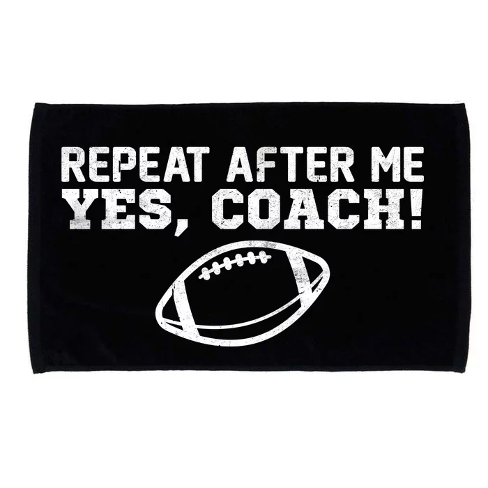 Repeat After Me Yes, Coach! Sports Microfiber Hand Towel