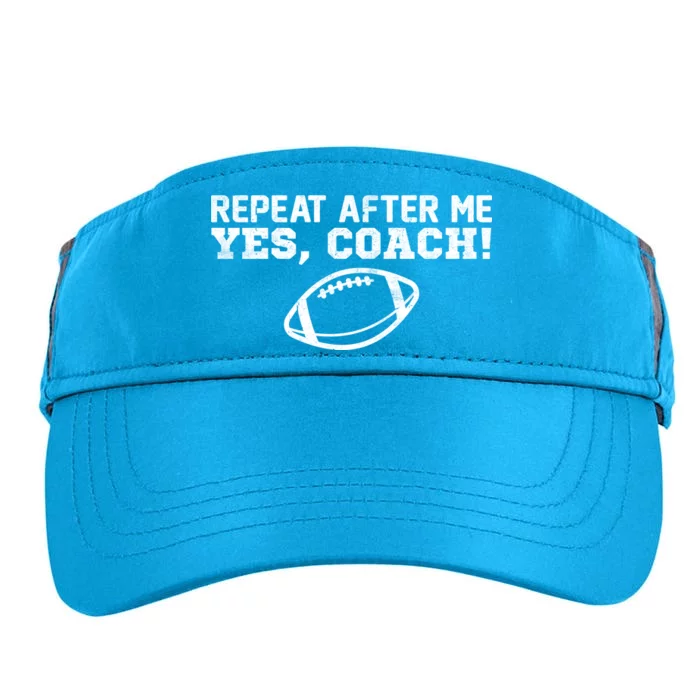 Repeat After Me Yes, Coach! Sports Adult Drive Performance Visor