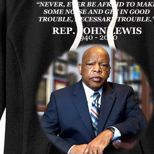 Representative John Lewis Tribute 1940-2020 Women's Fleece Hoodie