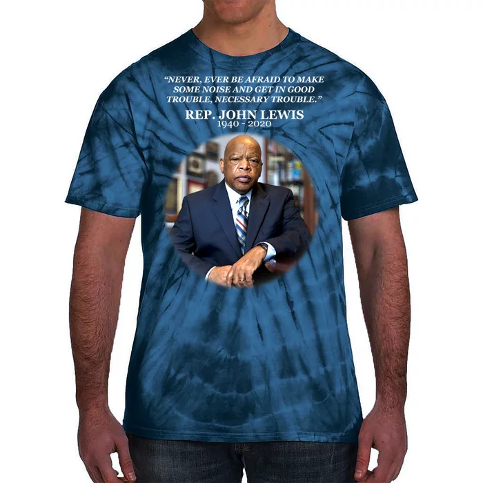 Representative John Lewis Tribute 1940-2020 Tie-Dye T-Shirt