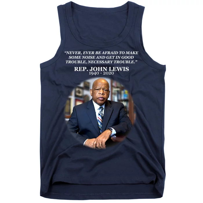 Representative John Lewis Tribute 1940-2020 Tank Top