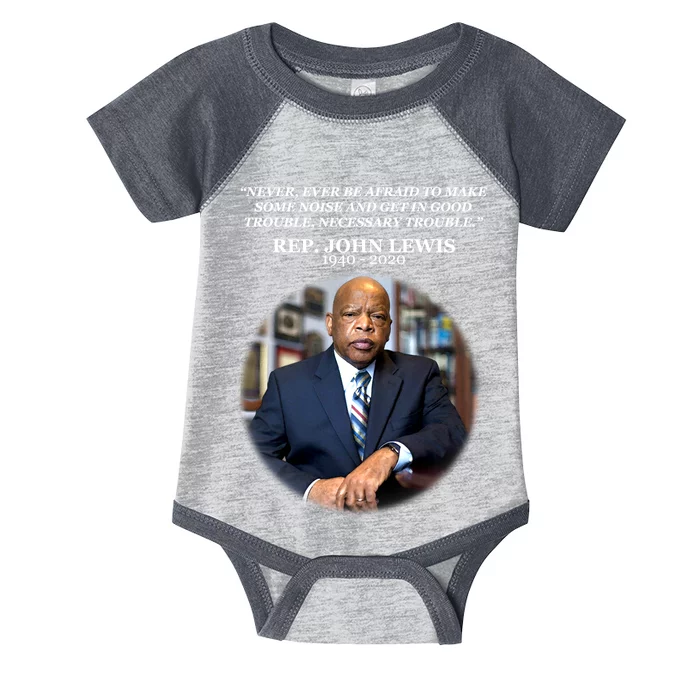 Representative John Lewis Tribute 1940-2020 Infant Baby Jersey Bodysuit