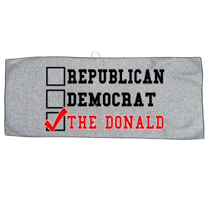 Republican Democrat Donald Trump Large Microfiber Waffle Golf Towel