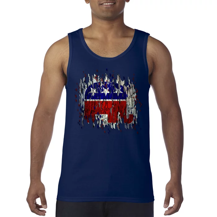 Republican Digital Flag Tank Top