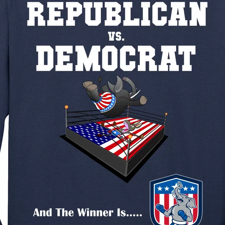 Republican Vs. Democrat Long Sleeve Shirt