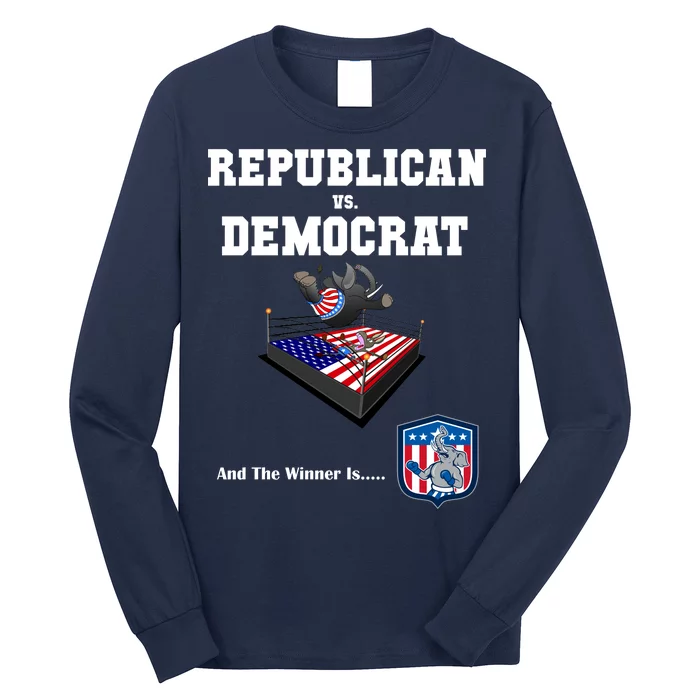 Republican Vs. Democrat Long Sleeve Shirt