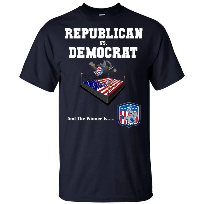 Republican Vs. Democrat Tall T-Shirt