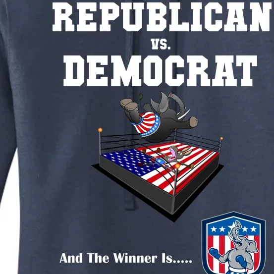 Republican Vs. Democrat Women's Pullover Hoodie