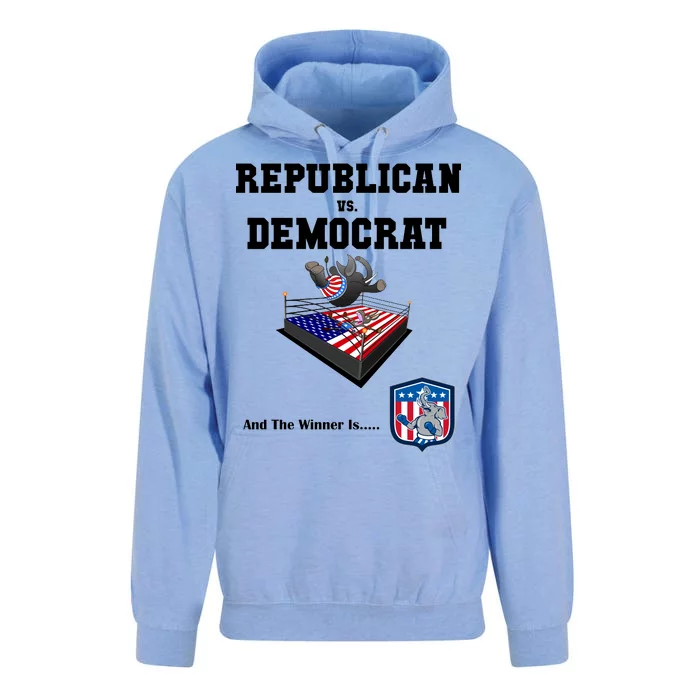 Republican Vs. Democrat Unisex Surf Hoodie