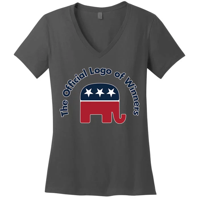 Republicans The Official Logo of Winners Women's V-Neck T-Shirt