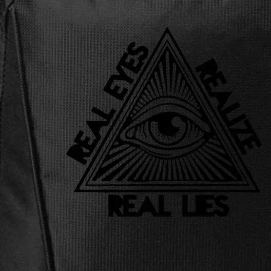 Real Eyes Realize Real Lies Truth City Backpack