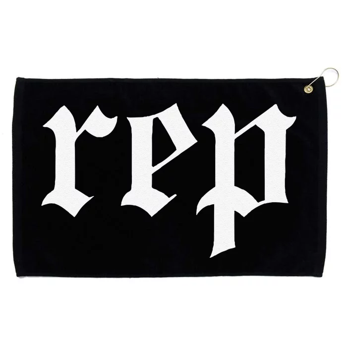 Rep Expression Grommeted Golf Towel