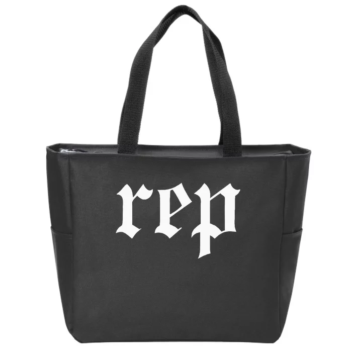 Rep Expression Zip Tote Bag