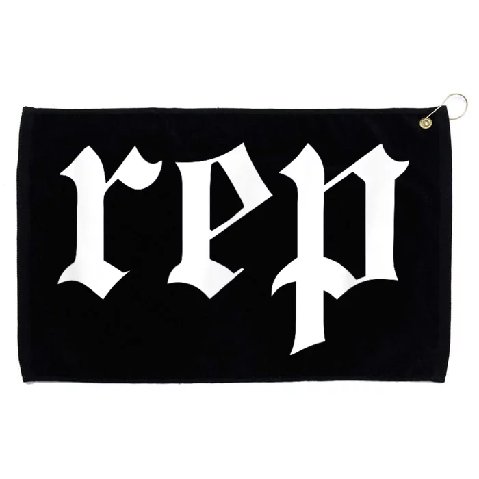 Rep Expression Grommeted Golf Towel