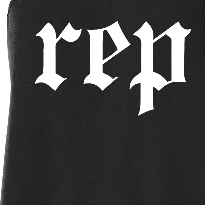 Rep Expression Women's Racerback Tank