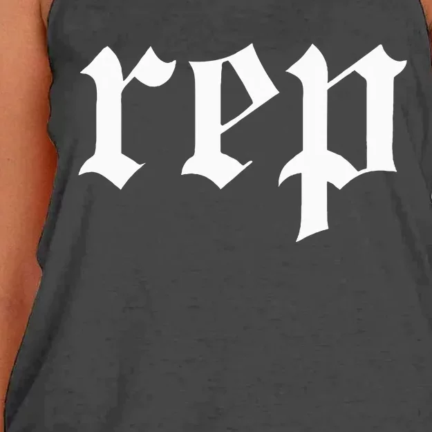 Rep Expression Women's Knotted Racerback Tank