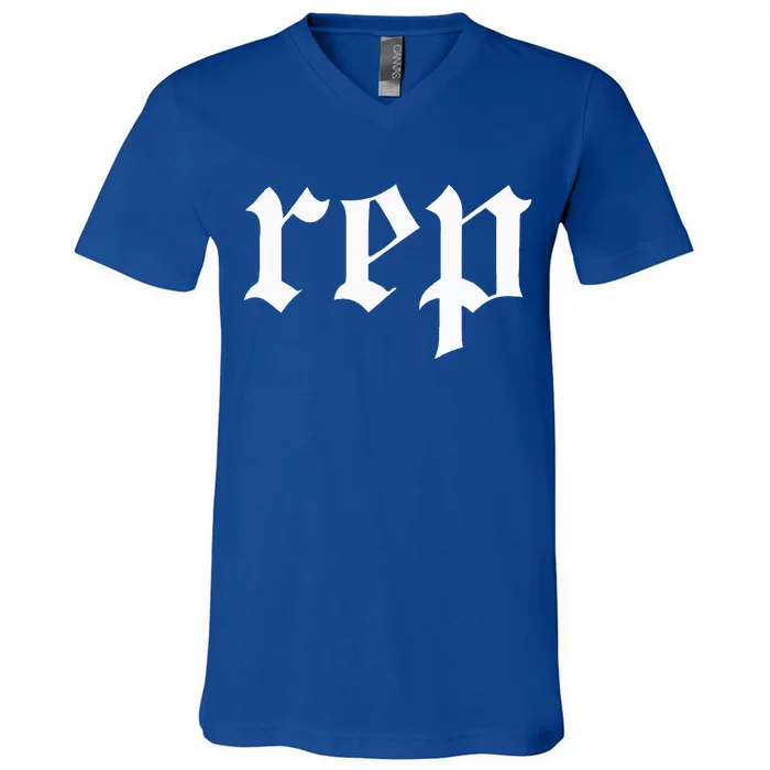 Rep Expression V-Neck T-Shirt