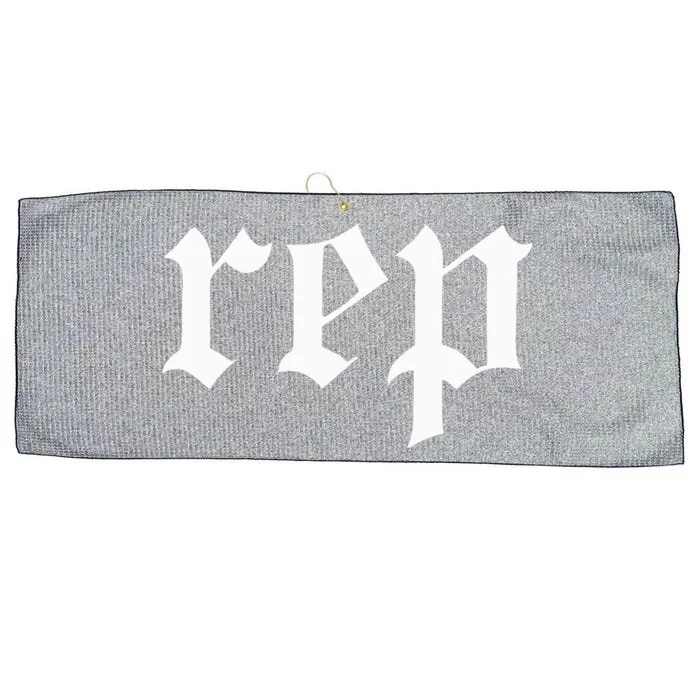 Rep Expression Large Microfiber Waffle Golf Towel