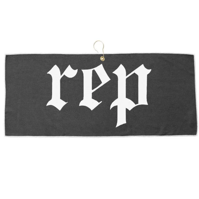 Rep Expression Large Microfiber Waffle Golf Towel