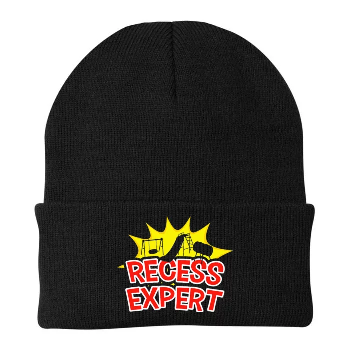 Recess Expert Knit Cap Winter Beanie