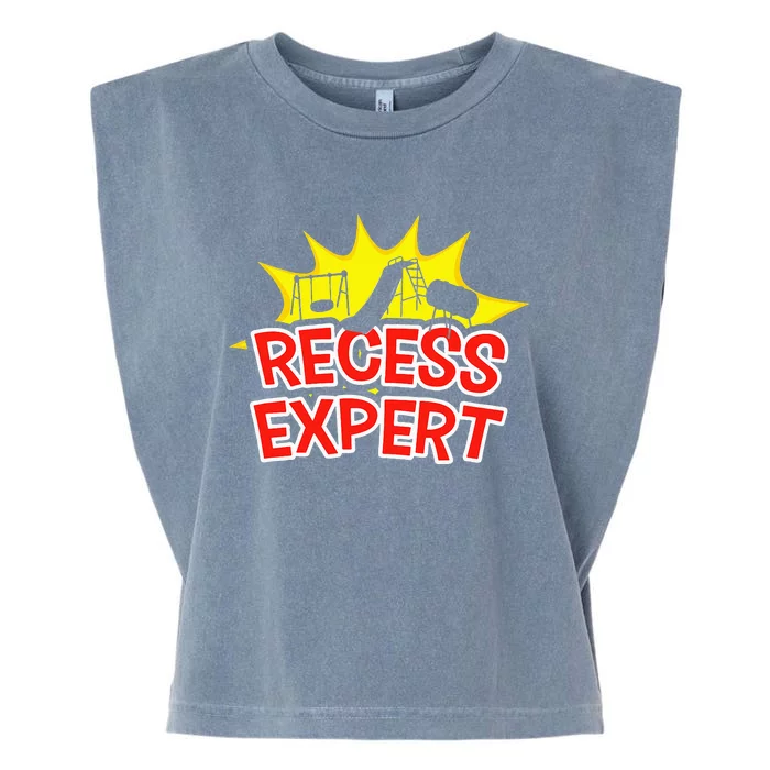 Recess Expert Garment-Dyed Women's Muscle Tee