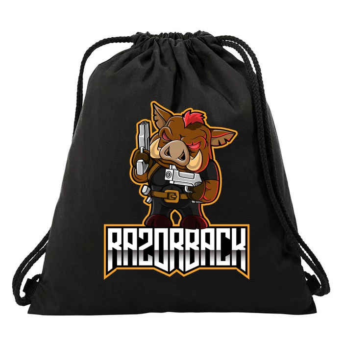 Razorback Esport Drawstring Bag