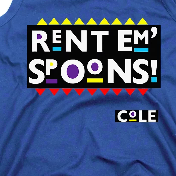 Rent Em Spoons 90S Black Sitcom Lover Urban Clothing Tank Top