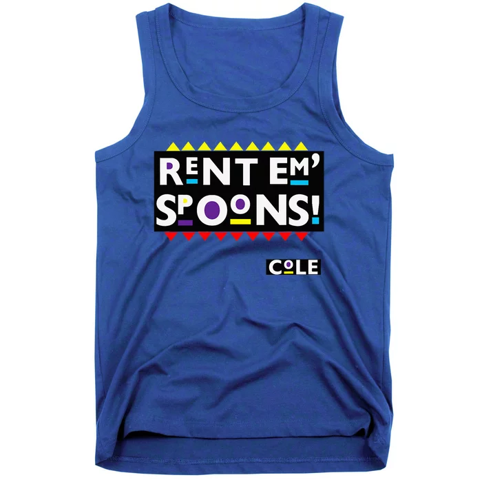 Rent Em Spoons 90S Black Sitcom Lover Urban Clothing Tank Top