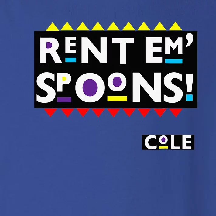 Rent Em Spoons 90S Black Sitcom Lover Urban Clothing Toddler Long Sleeve Shirt