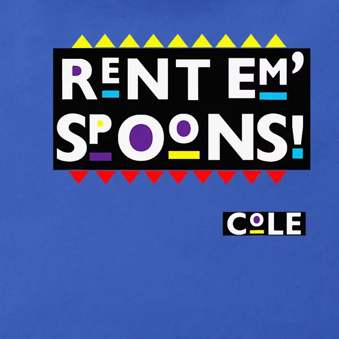 Rent Em Spoons 90S Black Sitcom Lover Urban Clothing Zip Tote Bag